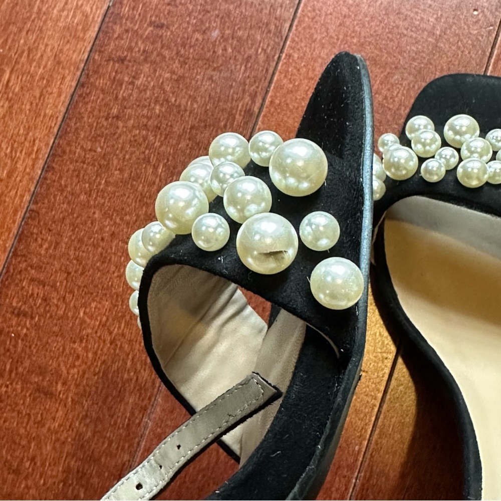 Journee Collection Pearl Black Heels - Picture 7 of 8